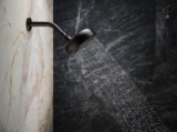 Kohler® 26290-G-TT Statement® Showerhead, 1.75 gpm Max Flow, 3 Sprays, 5-9/16 in H x 7-15/16 in W x 3-3/4 in D Head, G1/2 Connection, Vibrant® Titanium