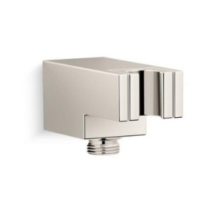 Kohler® 26310-SN Statement® Wall-Mount Handshower Holder With Supply Elbow and Check Valve, Vibrant Polished Nickel