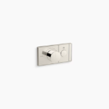 Kohler® 26345-9-SN One-outlet Thermostatic Valve Control, Vibrant® Polished Nickel