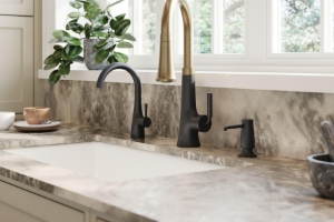 Kohler® 26368-VS Faucet, 1.5 gpm Flow Rate, Vibrant® Stainless, 1 Handle