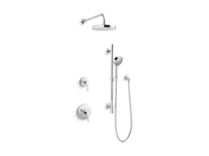 Kohler® 26914-Y-CP Awaken® Showering Kit, 2.5 gpm Flow Rate, Polished Chrome