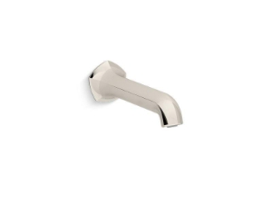 Kohler® 27024-SN Occasion® Wall Mount Bath Spout, Premium Metal, Vibrant® Polished Nickel