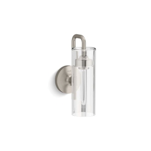 Kohler® 27262-SC01-BNL Purist® Light Sconce, CFL Lamp, 120 VAC, Brushed Nickel Housing, (1) Lamp