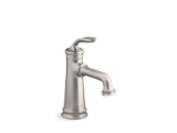 Kohler® 27379-4-BN Bellera® Single Handle Bathroom Sink Faucet, 1.2 gpm Flow Rate, 3-9/16 in H Spout, 1 Handle, Clicker Drain, 1 Faucet Hole, Vibrant® Brushed Nickel