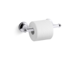 Kohler® 27387-CP Bellera® Horizontal Paper Holder, 1 Roll Capacity, 2-1/2 in H, Zinc, Polished Chrome