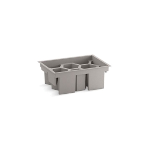Kohler® 27933-1WT Cabinet Drawer Appliance Organizer, Silicone, Mohair Gray