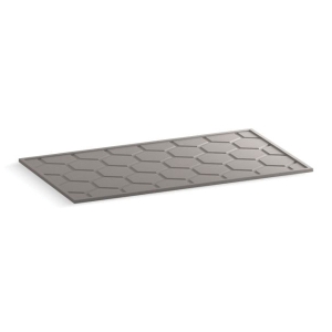 Kohler® 27934-1WT Protective Floor Liner, Thermoplastic Elastomer, Mohair Gray