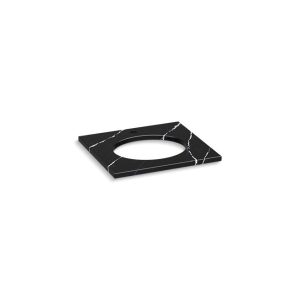Kohler® 28247-EMQ Silestone® Vanity Top With Cutout, 1-3/16 in OAH x 25-1/8 in OAW x 22-7/16 in OAD, Quartz Top, Eternal Marquina Top