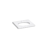 Kohler® 28247-EST Silestone® Vanity Top With Cutout, 1-3/16 in OAH x 25-1/8 in OAW x 22-7/16 in OAD, Quartz Top, Eternal Statuario Top