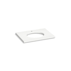 Kohler® 28249-MMW Silestone® Vanity Top With Cutout, 1-3/16 in OAH x 31-1/8 in OAW x 22-7/16 in OAD, Quartz Top, Miami White Top