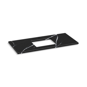 Kohler® 28253-EMQ Silestone® Vanity Top With Cutout, 1-3/16 in OAH x 49-1/8 in OAW x 22-7/16 in OAD, Quartz Top, Eternal Marquina Top