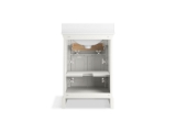 Kohler® 29259-BD1-0 Charlemont™ 24" Bathroom Vanity Cabinet With Sink and Quartz Top, White