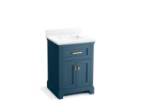 Kohler® 29259-BD1-TDB Charlemont™ 24" Bathroom Vanity Cabinet With Sink and Quartz Top, Tidal Blue
