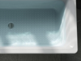 Kohler® 29327-7-0 Volute™ Bathtub, Soaker, 63 in L x 28-5/16 in W, Center Drain, Black