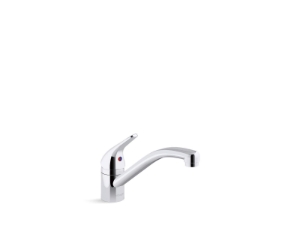 Kohler® 30613-CP 30613 Jolt Transitional Kitchen Sink Faucet, 1.5 gpm Flow Rate, Swing Spout, Polished Chrome, 1 Handle