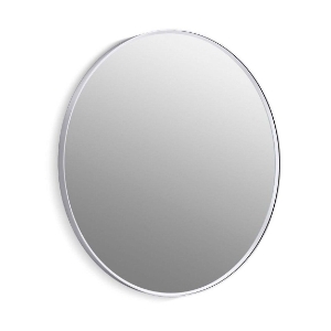 Kohler® 31369-CPL Essential Wall Mount Bathroom Mirror, Round Shape, 1.37 in L 36 in W, Polished Chrome