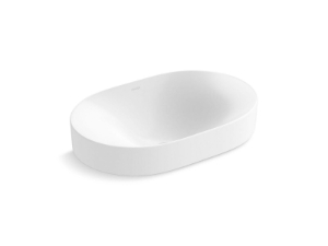 Kohler® 31701-0 Chalice 22-3/4 in Oval Vessel Bathroom Sink, White