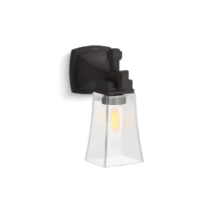 Kohler® 31755-SC01-BLL Riff® One-Light Sconce, Matte Black