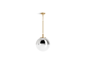 Kohler® 31765-PE01-2GL Mini Pendant, (1) Lamp, 120 V, Brushed Moderne Housing