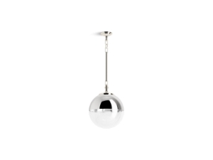 Kohler® 31765-PE01-SNL Mini Pendant, (1) Lamp, 120 V, Polished Nickel Housing