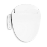 Kohler® 32331-0 Toilet Seat, PureWash E580, Round Bowl, Closed-Front Front, Plastic, White