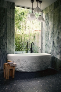 Kohler® 32695-PELED-BNL Landshapes® by Daniel Arsham 14-3/4 in Pendant, Brushed Nickel