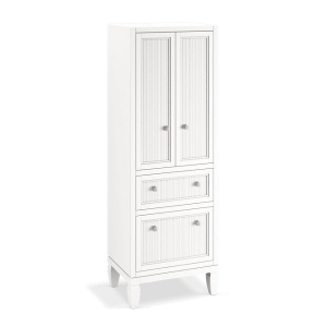 Kohler® 33540-ASB-0 Hearthaven® 24" X 70" Linen Tower, White