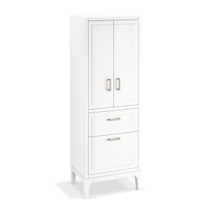 Kohler® 33556-ASB-0 Seer® 24" X 70" Linen Tower, White