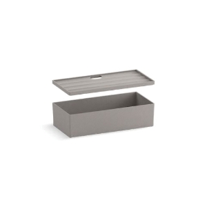 Kohler® 33586-1WT Drawer Organizer With 1/3 in Lid, ABS, Mohair Gray
