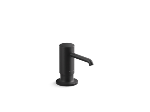 Kohler® 35761-BL Purist® Soap/Lotion Dispenser, Matte Black