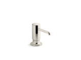 Kohler® 35761-SN Purist® Soap/Lotion Dispenser, 16 oz Capacity, Deck Mounting, Brass/Plastic, Vibrant® Polished Nickel
