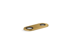 Kohler® 38169-2MB Escutcheon Plate, Brass, Vibrant® Brushed Moderne Brass