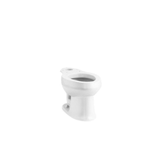 Sterling® 403070-96 Stinson® Toilet Bowl, Biscuit, Elongated Shape, 12 in Rough-In