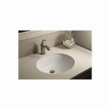 Sterling® 442050-0 Bathroom Sink With Overflow, Wescott®, Oval Shape, 17 in L x 15 in W x 7-7/8 in H, Vitreous China, White
