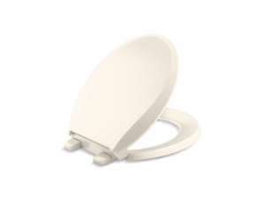Kohler® 4639-RL-47 Cachet® Readylatch® Quiet-Close™ Round-Front Toilet Seat, Almond