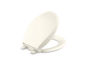 Kohler® 4639-RL-96 Cachet® Readylatch® Quiet-Close™ Round-Front Toilet Seat, Biscuit