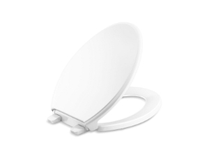 Kohler® 4733-RL-0 Glenbury™ Readylatch® Quiet-Close™ Elongated Toilet Seat, White