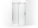 Kohler® 701695-L-SHP Composed® Sliding Shower Door, Frameless Frame, Crystal Clear Tempered Glass, Bright Polished Silver, 44-1/8 to 47-7/8 in W Opening