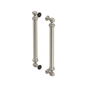 Kohler® 701728-BN Artifacts® Victorian Inspired Design Door Handle, 16-3/8 in L 2-7/8 in W 1-5/8 in H, Stainless Steel/Zinc/Plastic, Vibrant Brushed Nickel