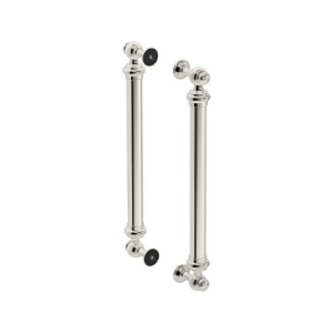 Kohler® 701728-SN Artifacts® Victorian Inspired Design Door Handle, 16-3/8 in L 2-7/8 in W 1-5/8 in H, Stainless Steel/Zinc/Plastic, Vibrant Polished Nickel