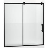 Kohler® 702253-10G81-BL Rely® Sliding Bath Door, 56-5/8 to 59-5/8 in W Opening, 3/8 in THK Glass, Matte Black