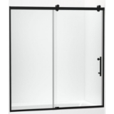 Kohler® 702253-10L-BL Rely® Sliding Bath Door, 56-5/8 to 59-5/8 in W Opening, 3/8 in THK Glass, Matte Black