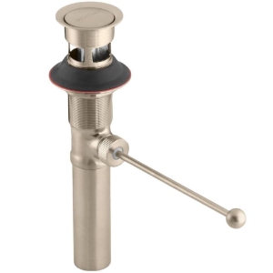 Kohler® 7114-A-BV 7114 Pop-Up Drain, For Use With Fixtures and Faucets, 1-1/4 in Connection, Brass