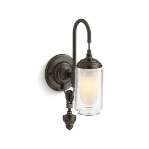 Kohler® 72581-BZL Adjustable Light Sconce, (1) CFL Lamp, 120 VAC, Oil Rubbed Bronze Housing