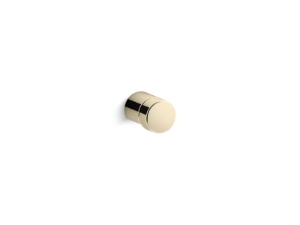 Kohler® 73155-AF Composed Cabinet Knob, 3/4 in Dia, Zinc, Vibrant® French Gold, 1 in Projection