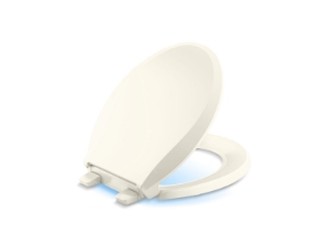 Kohler® 75758-RL-96 Nightlight Toilet Seat, Cachet®, Round Bowl, Closed Front, Plastic, Quiet-Close™ Hinge