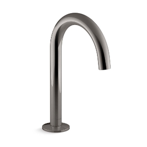 Kohler® 77967-TT Components® Widespread Faucet Spout, 6-5/16 in, 1.2 gpm, 4.5 lpm, Maximum flow rate at 60 psi, 4.14 bar, Brass, Vibrant® Titanium