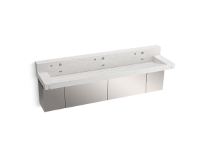 Kohler® 81028-BSS-KEP Constellation™ Utility Sink, 90 in W, Pearl Jasmine