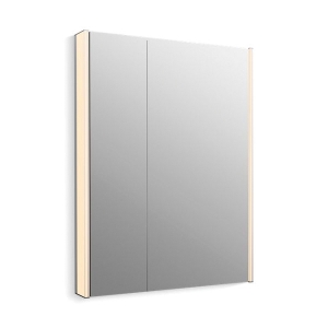 Kohler® 81149-SLE-DA1 Maxstow™ Lighted Medicine Cabinet, 32 in OAW x 40 in OAH, Aluminum, Dark Anodized Aluminum