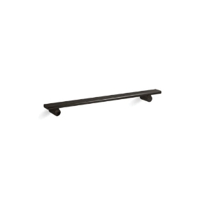Kohler® 97625-BL Choreograph™ Shower Barre, 24 in OAL x 3-1/2 in OAD, Anodized Aluminum, Matte Black